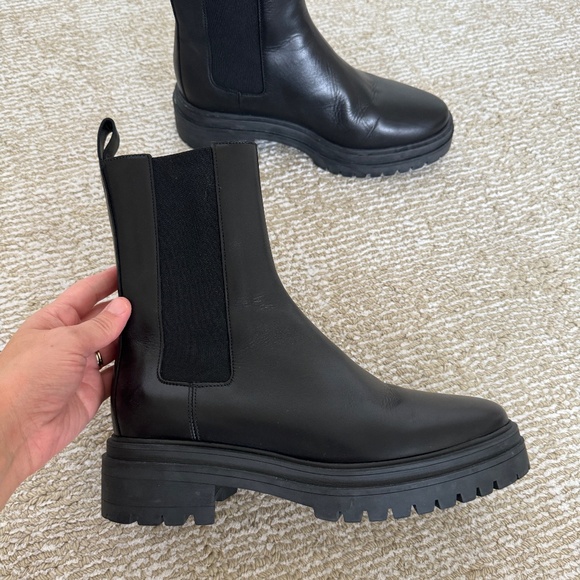 Ba&sh Black Coda Chelsea Boots Size 36 - Picture 2 of 7